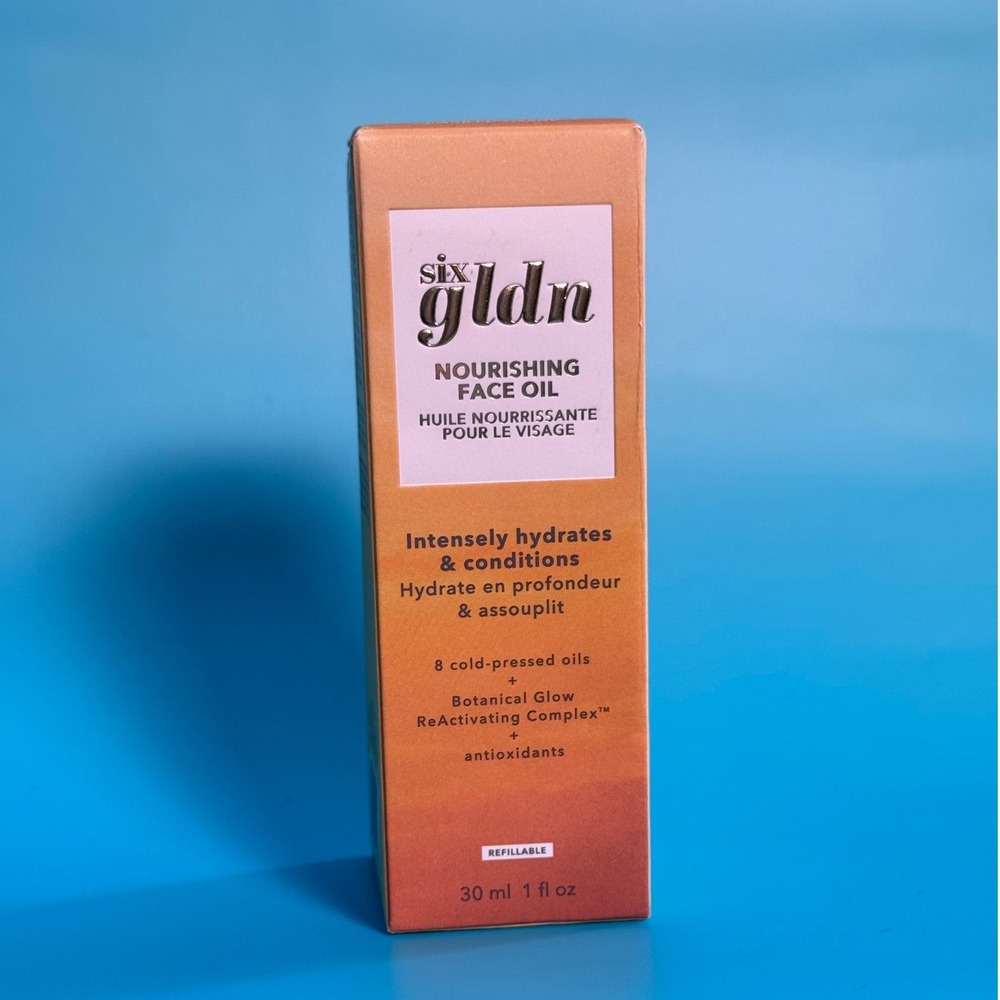 New In Box Six Gldn Nourishing Face Oil Cold-Pressed Antioxidants 30ml/1fl oz
